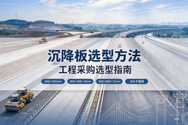 河东沉降板选择方法