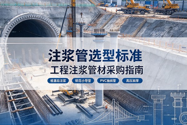 河东注浆管选型标准