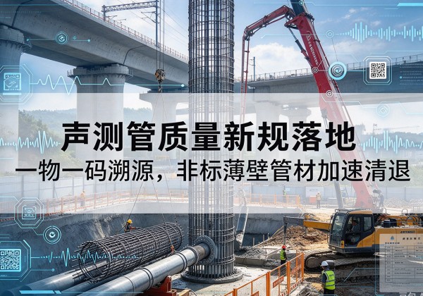 河东声测管质量新规落地，一物一码溯源，非标薄壁管材加速清退