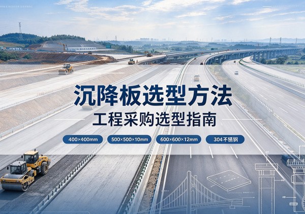 河东沉降板选择方法